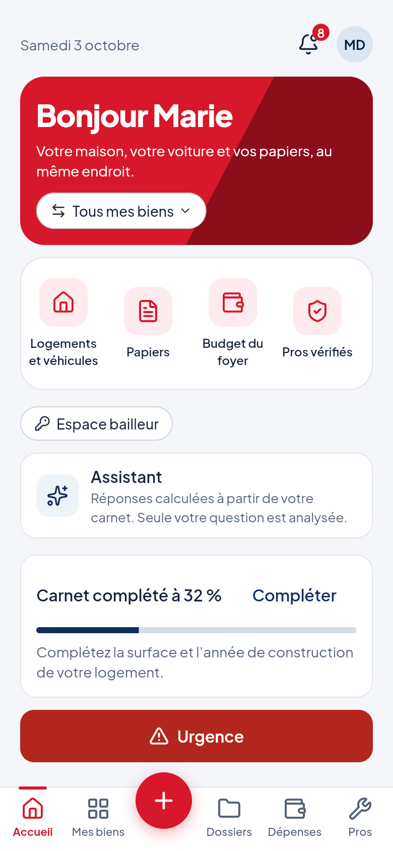 Carnet Maison : l’accueil d’un propriétaire